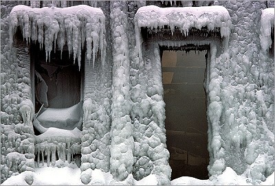 Ice Windows Of Soho Building