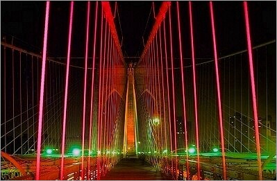 Brooklyn Bridge Illumination 1
